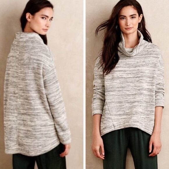 Anthropologie Saturday Sunday Cowl Neck Sweater XS - Picture 1 of 7